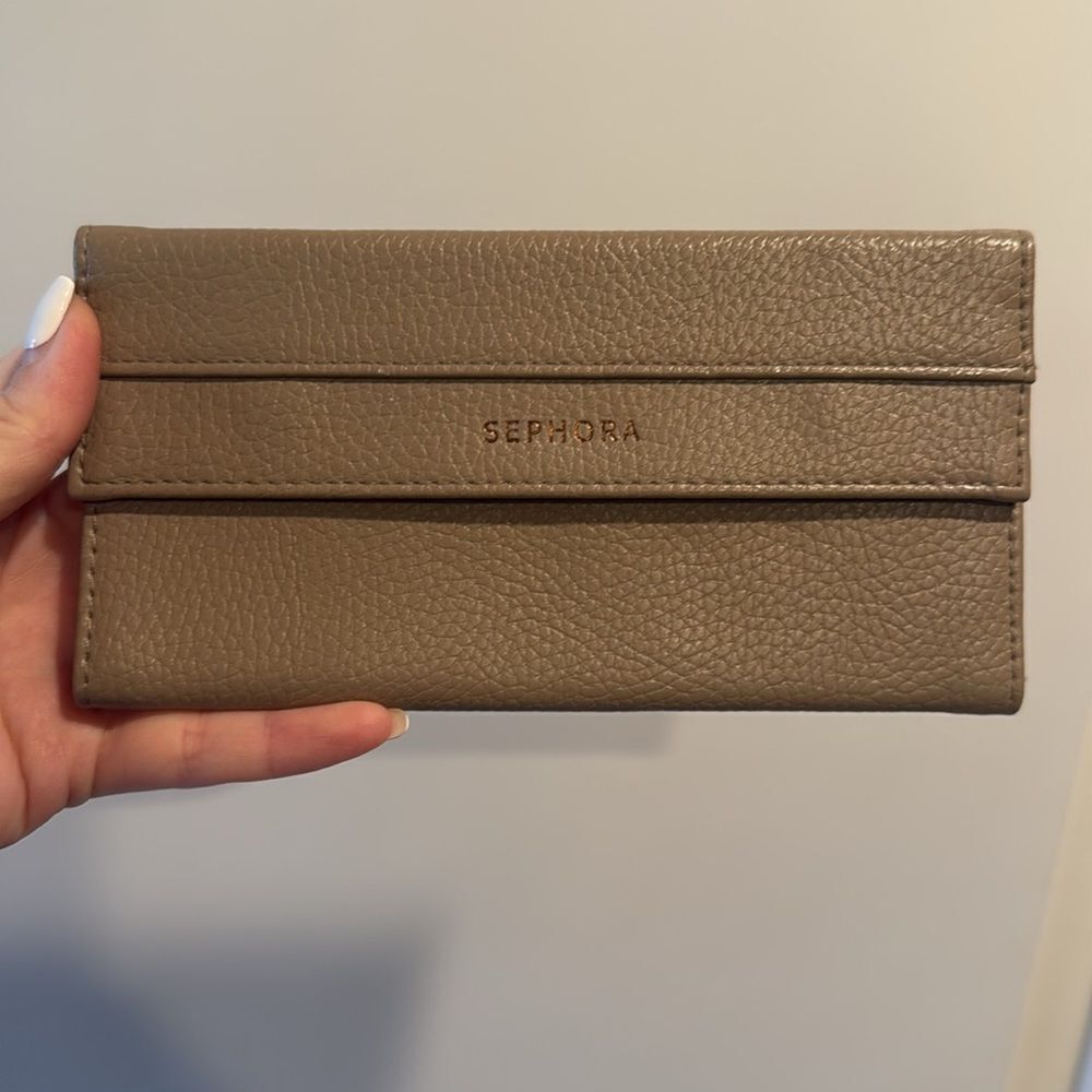 Sephora Cream Cosmetic Bag